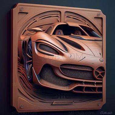 3D model Mercedes AMG Project One (STL)